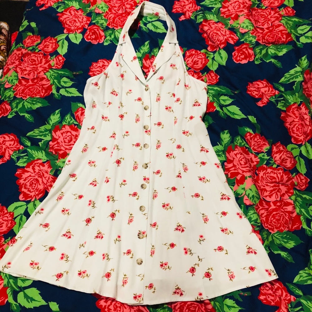 Forever 21 Halter Summer Dress Size L Never Worn